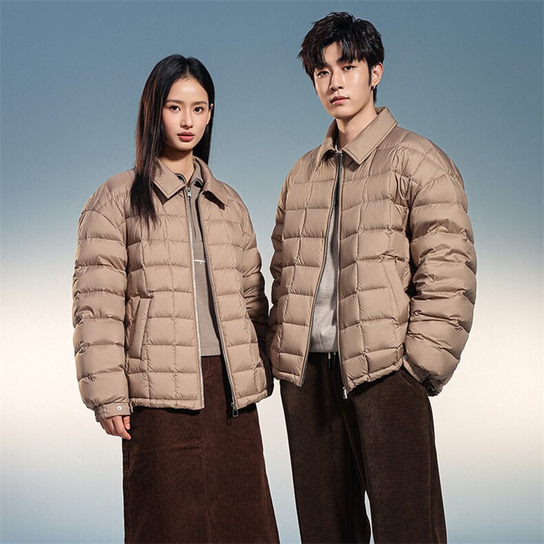 新标90绒复古纯色羽绒服男冬季潮流保暖情侣保暖外套DB186-P210,男装羽绒服,星座1210A