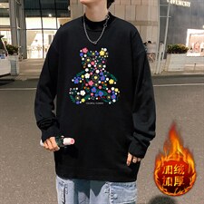M18206-P45加绒款-P65半高领毛衣男士大码针织衫男毛线衣男,男装针织衫/毛衣,电商A040