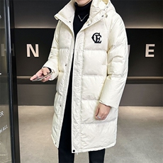 2024新款中长款羽绒服男士冬季加厚外套刺绣B240-Y1582-P245，男装羽绒服，电商B240