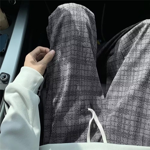 裤子男秋季新款美式复古慵懒风垂感休闲宽松直筒裤CA653