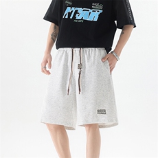 8XL-M抖音品质特大码ins潮流亮色休闲短裤印花五分裤DK1521P35，男装休闲裤，电商D206-1