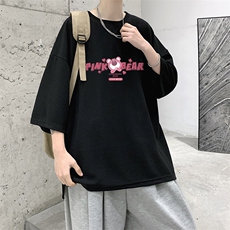 春夏季七分袖t恤男大码五分袖男短袖中袖Q11229-P30，男装T恤，电商A040
