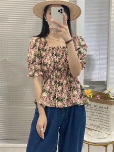 跑量碎花小衫?前后穿,其它,朵缇