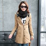 时尚女装风衣外套修身显瘦气质百搭，女装风衣，丽影随形