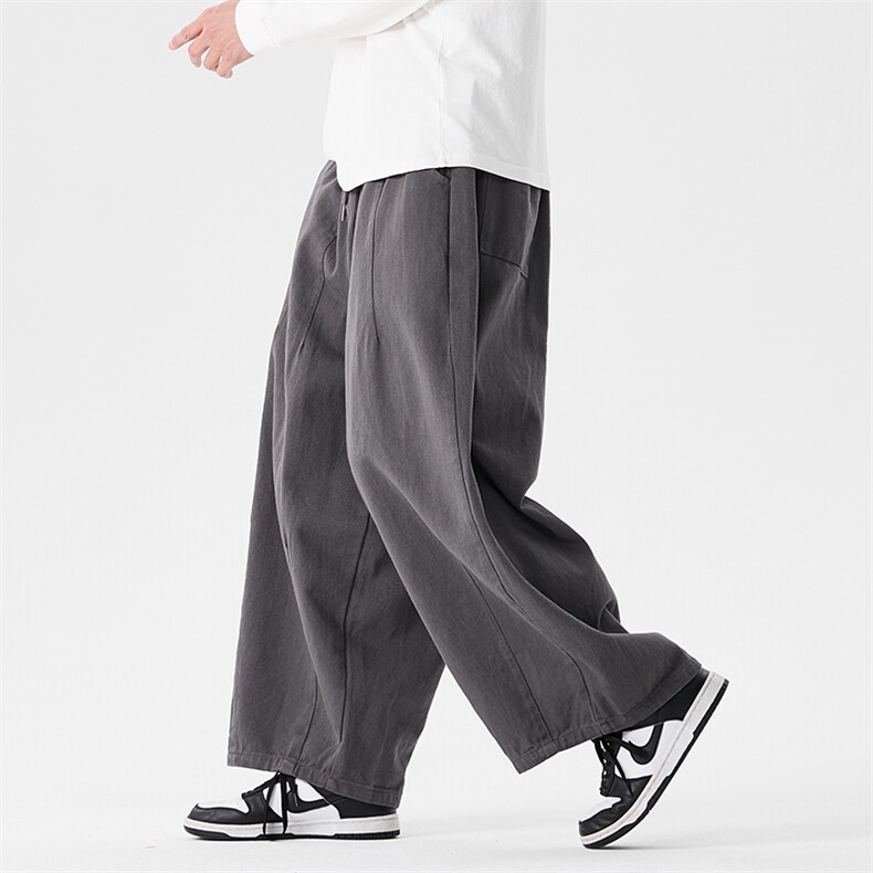 秋装大码日系阔腿工装裤休闲哈伦直筒裤男女潮风k280/p70，男装工装外套，钱塘713