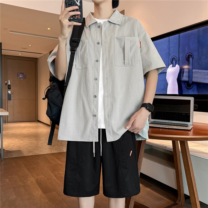 32505-P66大码控108大码夏季男士休闲套装,男装休闲套装,星座209