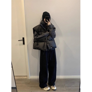 AK2485-P68松弛感banana香蕉裤宽松阔腿休闲裤子女春秋运动裤卫裤图片