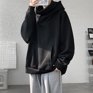 8XL-M刺客美式机能风外套高领连帽卫衣男加绒加厚上衣WY14P68控88图片