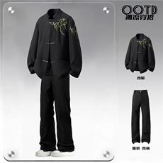 西服立体绣95%绦纶5%氨纶M-5XL大码XF78058P90控139西裤78151P45，男装西服，星座227-7