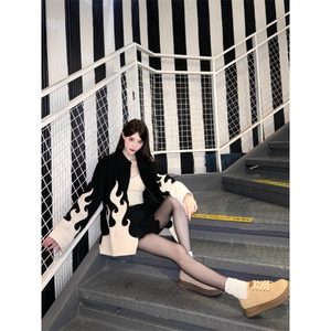 【有货】火焰灯芯绒外套男女款高级感美式休闲夹克JK7801HH-特P70图片