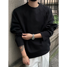 美式复古解构拼接长袖T恤男秋百搭打底衫宽松休闲上衣GAW180P45，男装T恤，星座1013-5
