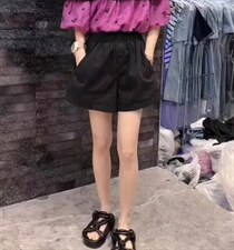 夏季新款洋气韩味纯色短裤，其它，L·H·X