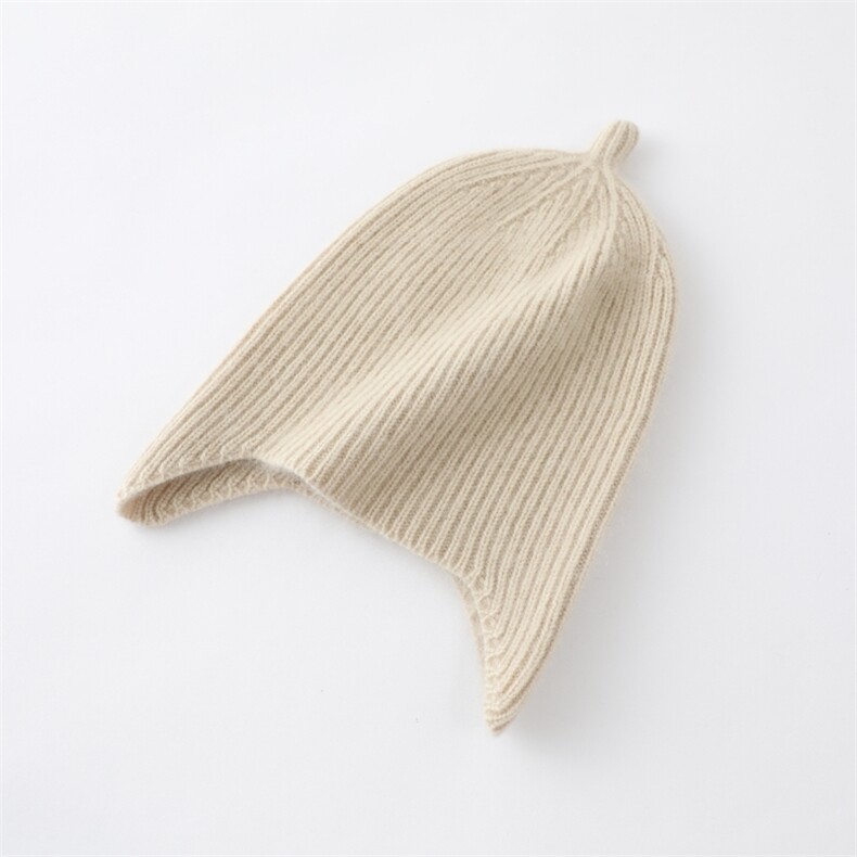 时尚百搭通勤抽条护耳帽柔软亲肤保暖，周边，伊绒腾羊绒