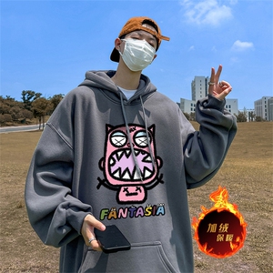 500克重磅秋冬美式加绒加厚卫衣外套 DL1539常规特P35绒特P40图片