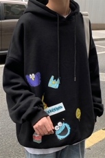 A040-WY2079-P40连帽卫衣男加肥加大码胖子棒球服外套，男装卫衣，电商A040