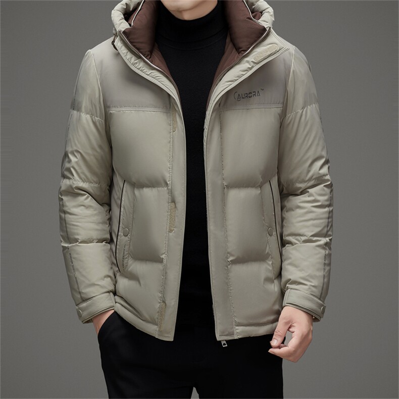DAJ23819钱塘2020-2冬季信赖百搭时尚休闲中年男士羽绒服P270,男装羽绒服,钱塘207-2