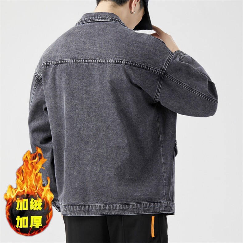 春夏秋季牛仔夹克男时尚潮流纯色青少年休闲外套J170-P50现货外贸,男装夹克,星座224