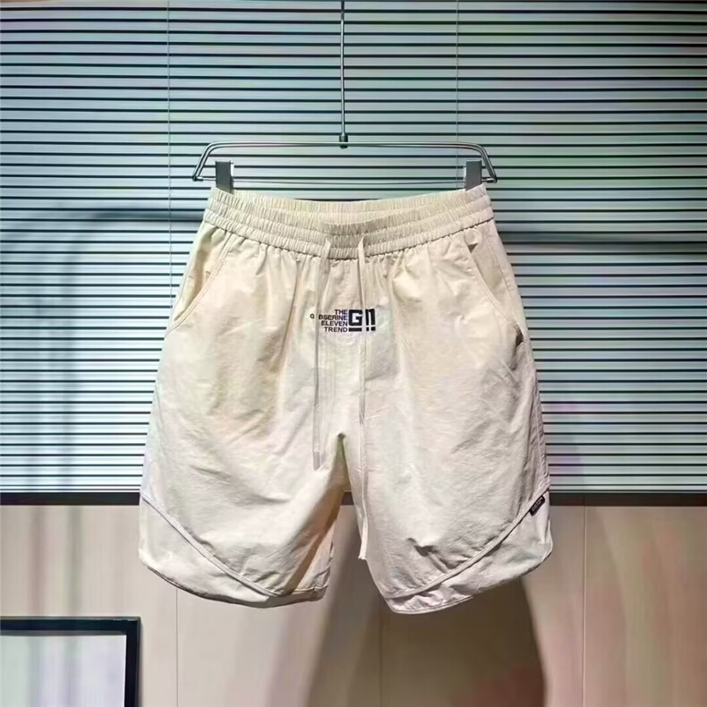 刺绣工装短裤男士休闲宽松5五分裤潮流速干沙滩夏季潮牌大裤衩子,男装牛仔裤,星座506A