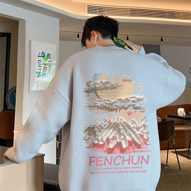 高质量！秋冬季半高领毛衣男士加绒加厚线衣男针织衫男MY152-P45,男装针织衫/毛衣,电商B367