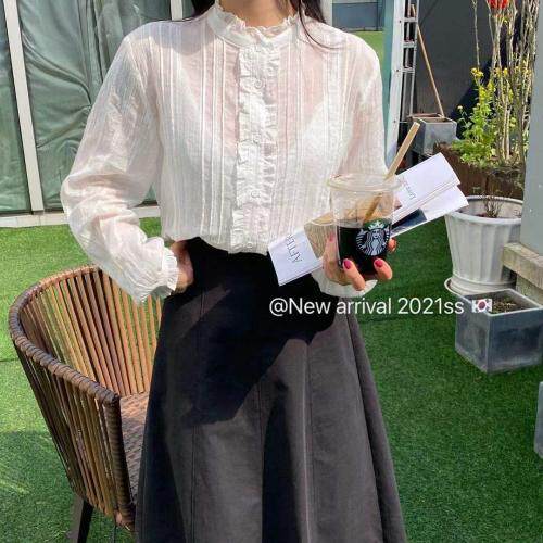 春季新款花边领温柔小衫，女装，Here Bella(5F)