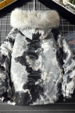 MC49092-P135日系潮衣男大码派克服男工装服外套袄，男装棉衣，电商A040A