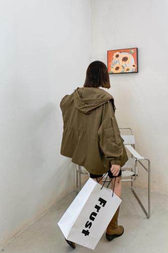 风衣外套，女装风衣，MZ 原创