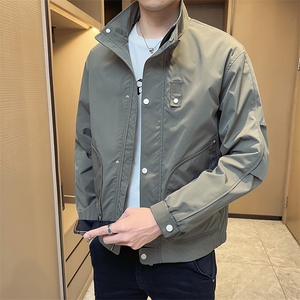 夹克 潮流青春舒适夹克男士贴标工装外套DS-A329-3309-P85图片
