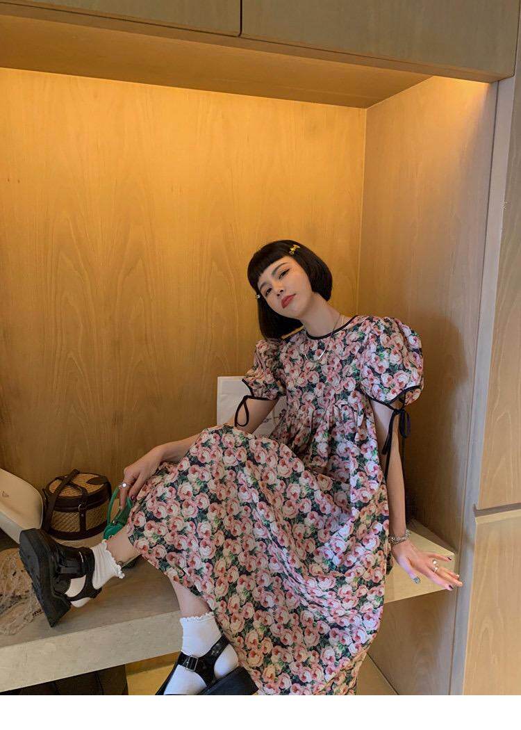 【现货】夏季新款连衣裙韩版娃娃裙，女装连衣裙，名依人