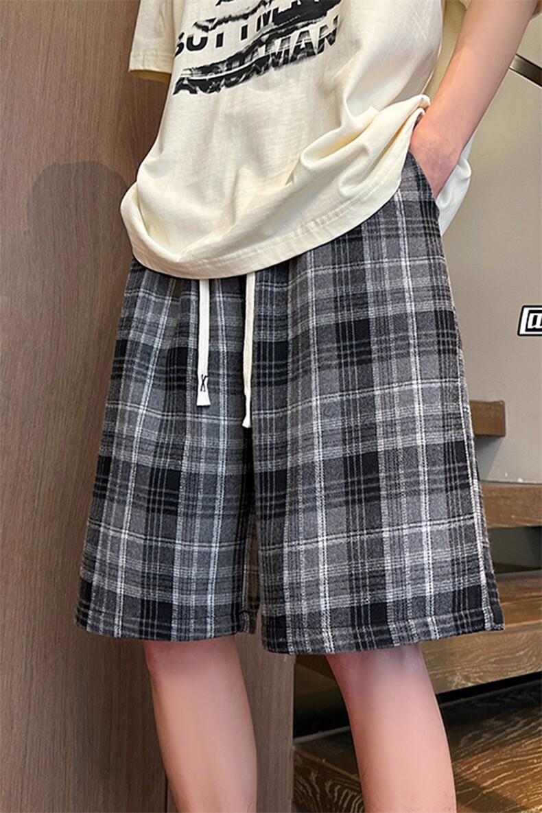 XZ616夏季薄款美式学院格子设计五分裤休闲短裤TY2470P45控58,男装休闲裤,星座512A（原616）
