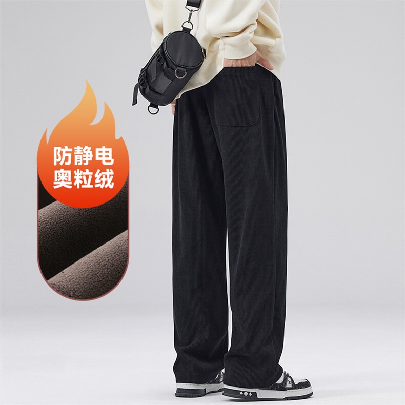 A178-1DY593AP85奥粒绒秋冬季美式休闲针织卫裤,男装休闲裤,电商A178-1
