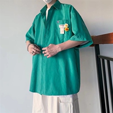 短袖衬衫春款男港风潮流C184P28，男装衬衫，星座1116-2