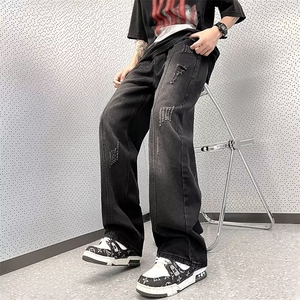加绒美式牛仔裤男款秋季长裤潮 F2226 P52图片 加绒美式牛仔裤男款秋季长裤潮 F2226 P52图片