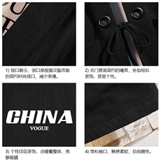 HF59001-P40风汉服男开衫外套七分袖道袍砖墙挂拍，男装民族服装，电商A040A