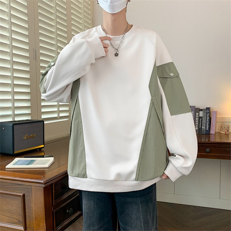 现货6509-P45大码控79春季大码宽松男士卫衣,男装卫衣,星座209