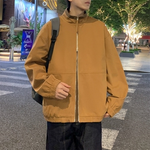 2025新款现货纯棉夹克男宽松立领上衣外套DSA157B-J2568-P88图片