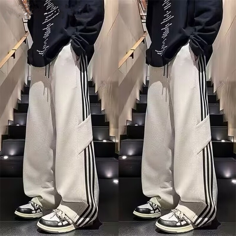 2026春季新款现货外贸男士休闲长裤三条杠运动裤卫裤K36,男装休闲裤,星座1816-3（原1210-3）