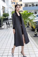 鹿皮绒压花外套，其它，兰蔻儿