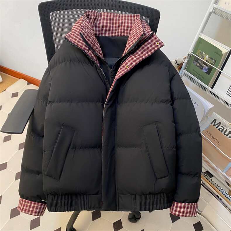 冬季新品得物美式潮流高品质格子加绒加厚棉衣外套棉服MY5566-P88图片