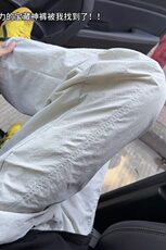 夏季个性透气孔冲锋裤弯刀休闲裤男设计感长裤子G1865/特P28，男装休闲裤，电商D202-1