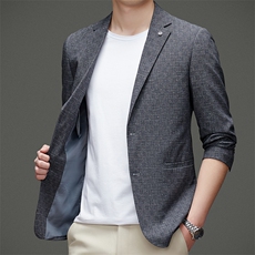 DJ2205钱塘2020-3秋冬季新款时尚休闲百搭中年男士西服P147，男装西服，钱塘207-3