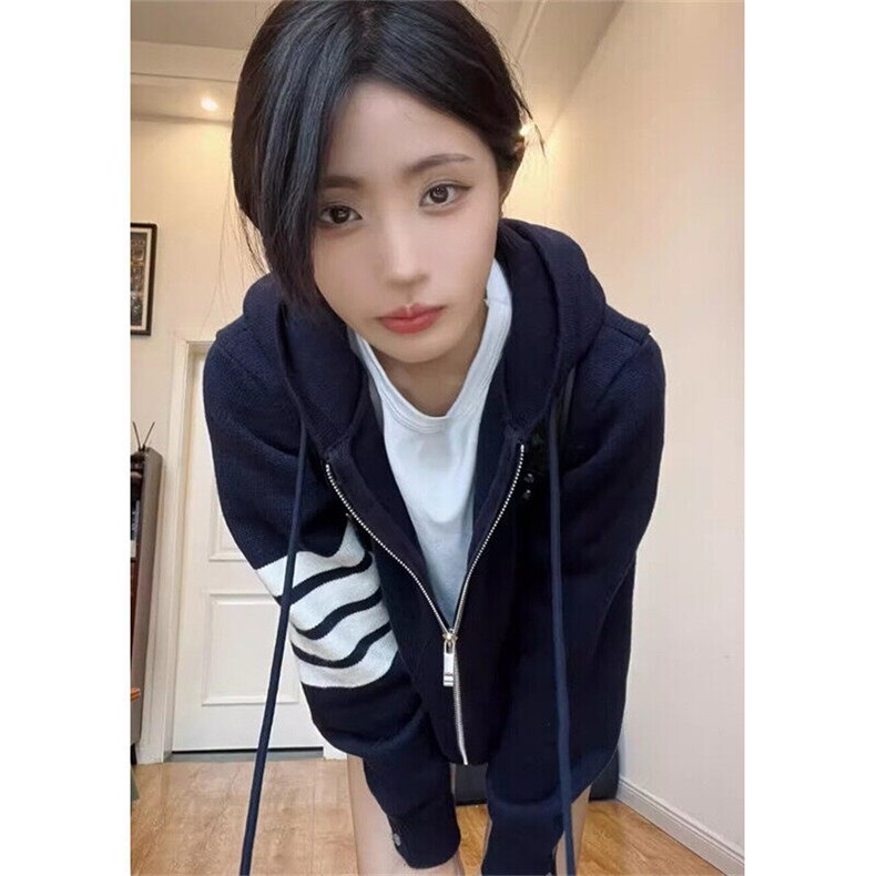 春秋新款帆船连帽外套男款情侣男女同款夹克上衣 M718图片