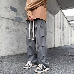 男秋季新款港风休闲裤D522P40图片