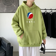 L2463P48秋季上新休闲连帽百搭韩潮外套卫衣男情侣装连帽卫衣，男装卫衣，星座510A-1