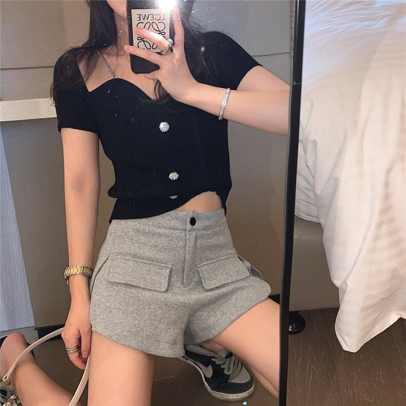 露肩针织，女装，XTZ style