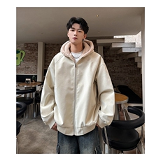 秋冬pu皮毛一体休闲百搭时尚潮男外套A071-5020-P98，男装皮衣，电商A071