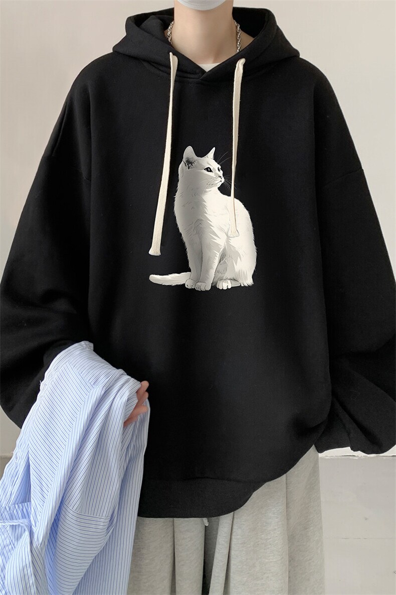 连帽卫衣男大码胖子帽衫大号运动服WY2407-P35,男装卫衣,电商A040