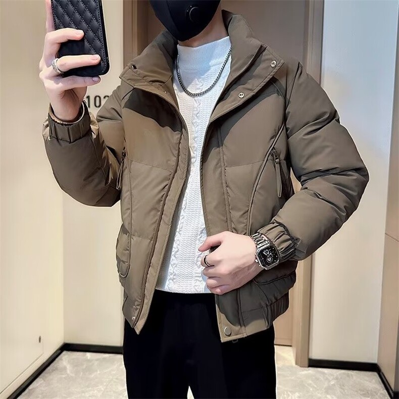 男士潮牌棉衣冬季韩版潮流痞帅立领棉服2025年新款男装冬款棉袄子,男装棉衣,星座1013
