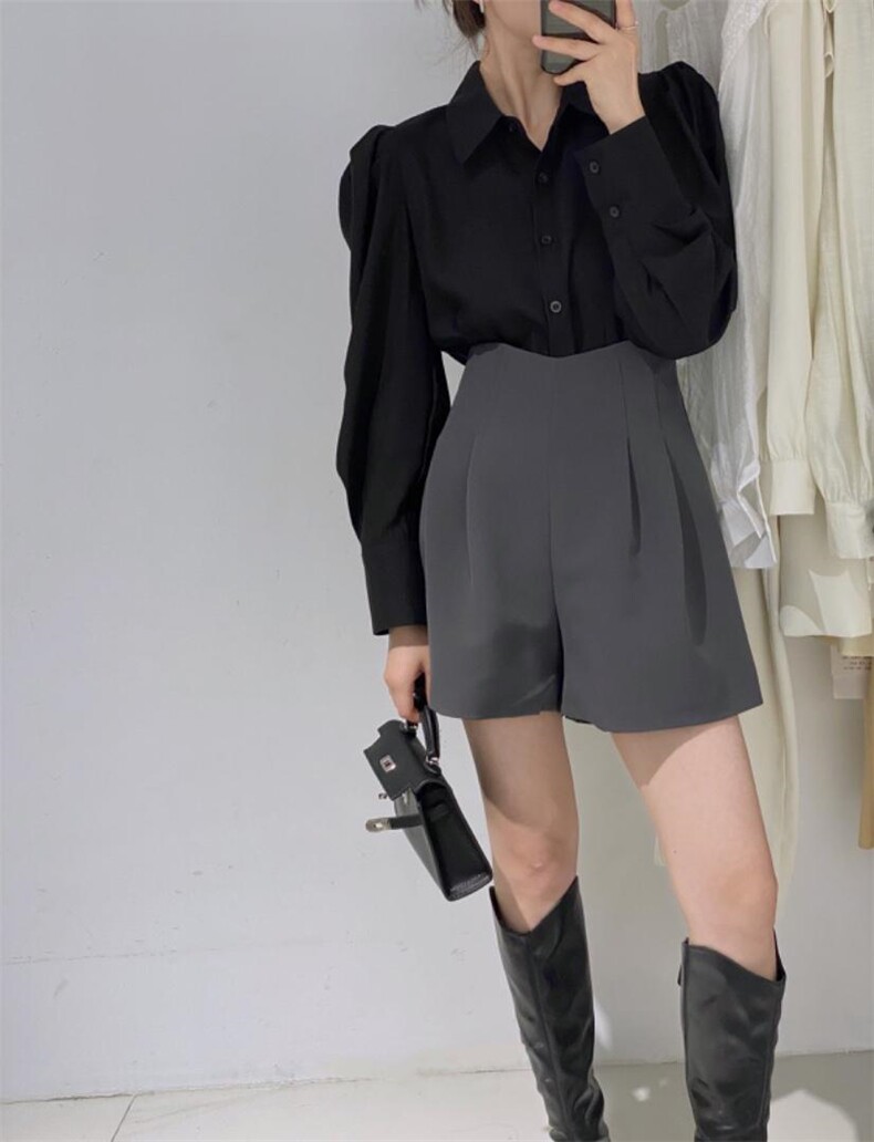 百搭衬衫，女装衬衫，驿谷