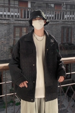 小香风美式牛仔夹克男潮牌宽松情侣百搭工装外套JK8740P125控168，男装夹克，星座227-7