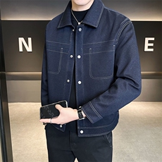 抖音数据2025秋冬季新款高端男外套B240-JK18013-P145，女装短外套，电商B240